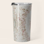 Antique French Aubusson Rose Sage Floral Travel Mug Gallery Image 3