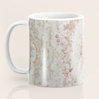 Antique French Aubusson Rose Sage Floral Coffee Mug Gallery Image 3