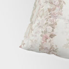 Antique French Aubusson Rose Sage Floral Pillow Sham Gallery Image 4