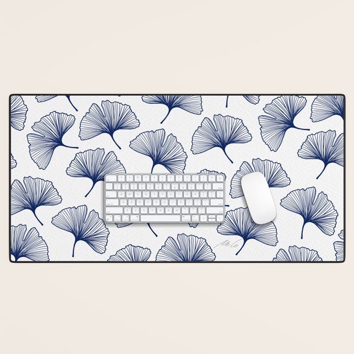 Ginkgo Leafs Pattern_42 Desk Mat Gallery Image 1