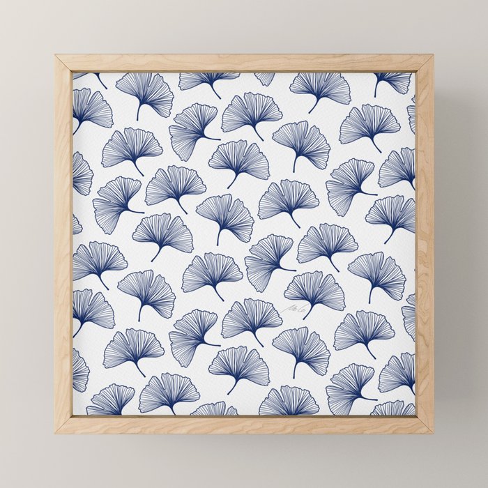 Ginkgo Leafs Pattern_42 Mini Art Print Gallery Image 1