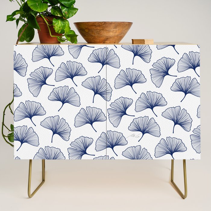 Ginkgo Leafs Pattern_42 Credenza Gallery Image 1