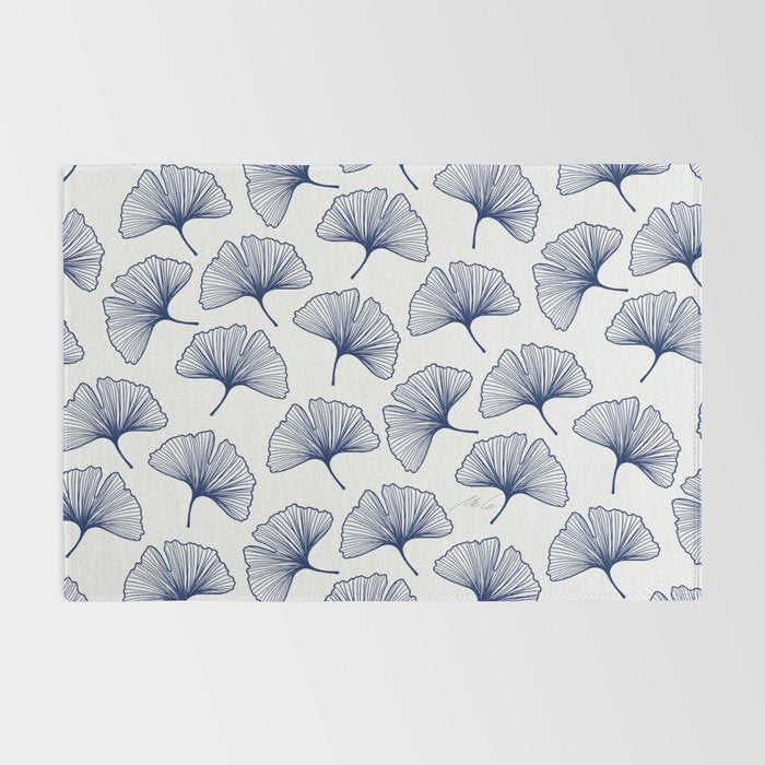 Ginkgo Leafs Pattern_42 Rug Gallery Image 2