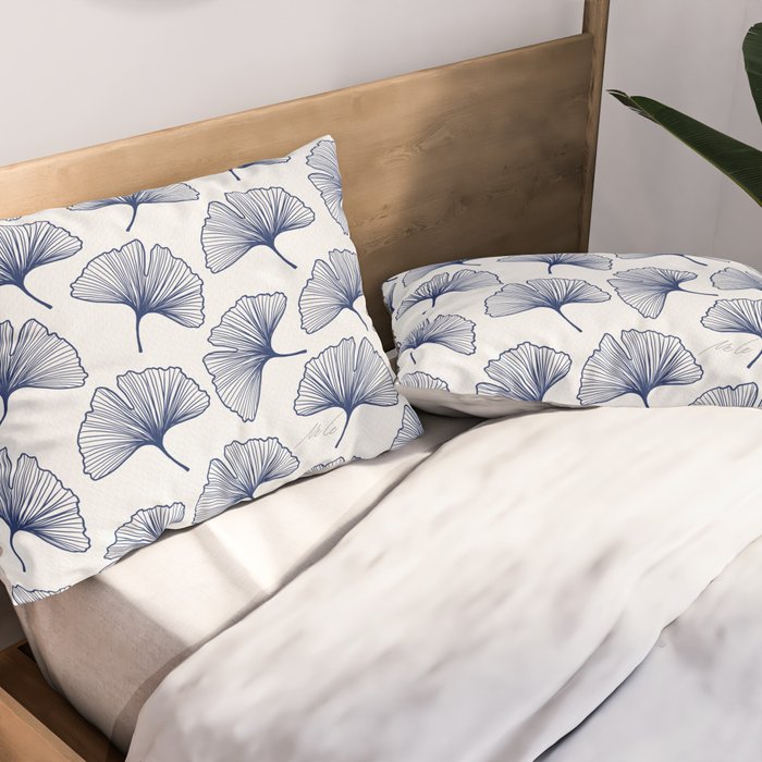 Ginkgo Leafs Pattern_42 Pillow Sham Gallery Image 2