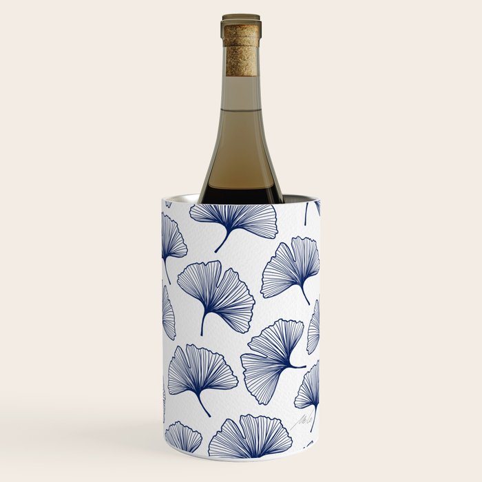 Ginkgo Leafs Pattern_42 Wine Chiller Gallery Image 1