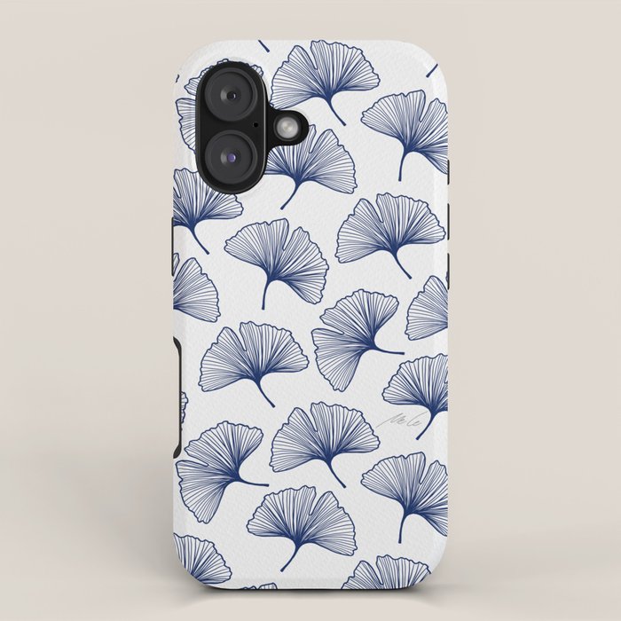 Ginkgo Leafs Pattern_42 iPhone Case Gallery Image 1