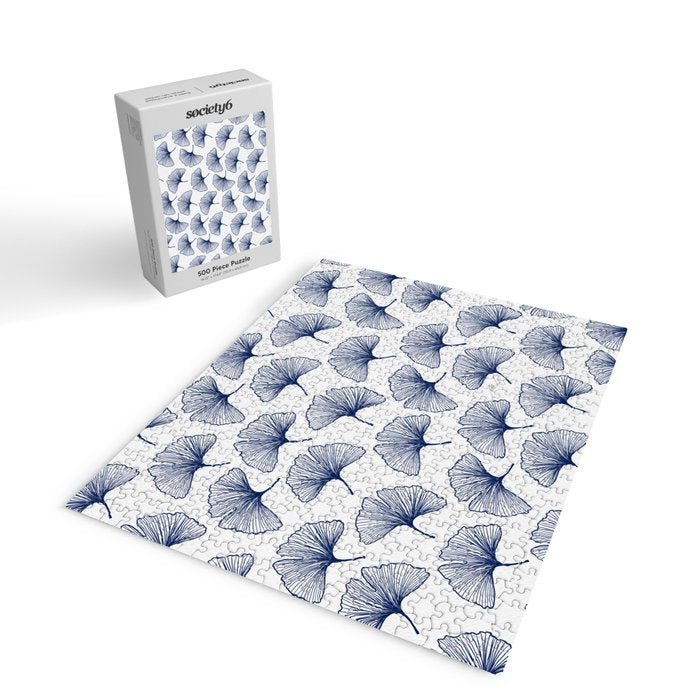 Ginkgo Leafs Pattern_42 Jigsaw Puzzle Gallery Image 2