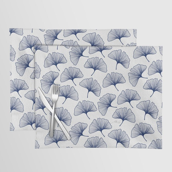 Ginkgo Leafs Pattern_42 Placemat Gallery Image 1