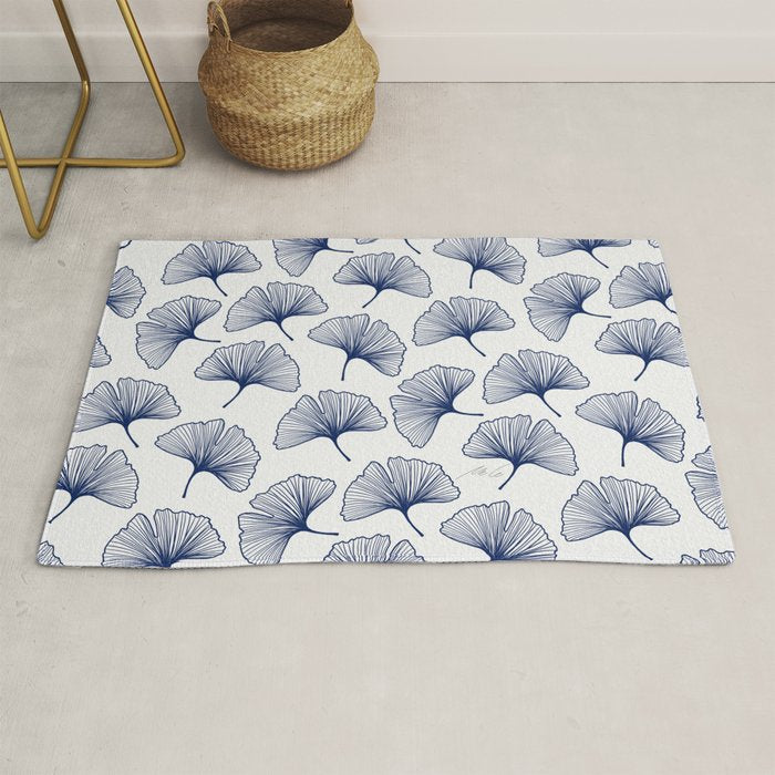 Ginkgo Leafs Pattern_42 Rug Gallery Image 1