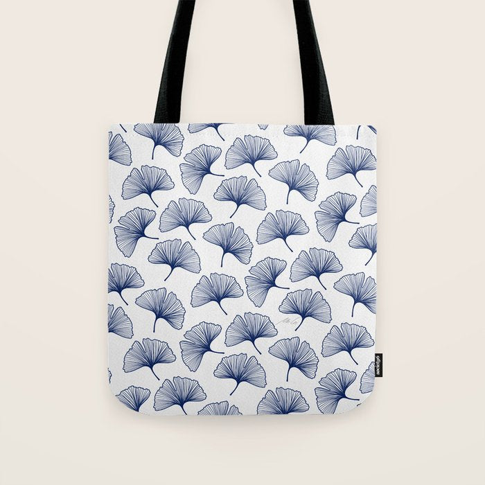 Ginkgo Leafs Pattern_42 Tote Bag Gallery Image 1