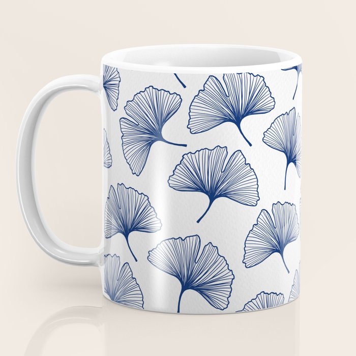 Ginkgo Leafs Pattern_42 Coffee Mug Gallery Image 3