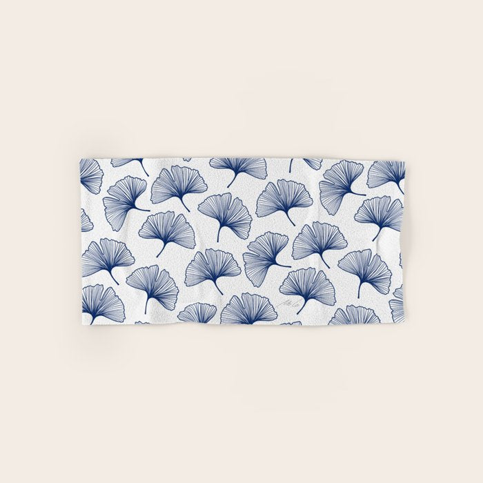 Ginkgo Leafs Pattern_42 Bath Towel Gallery Image 1