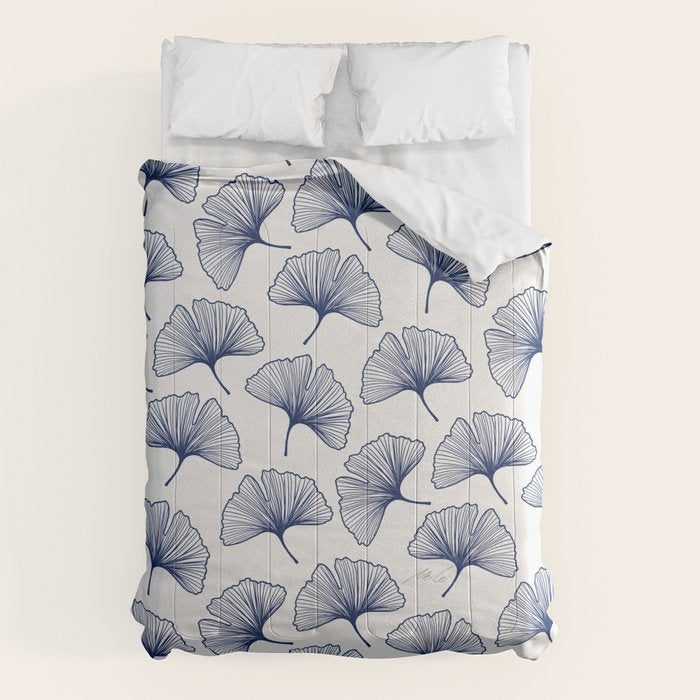 Ginkgo Leafs Pattern_42 Comforter Gallery Image 1