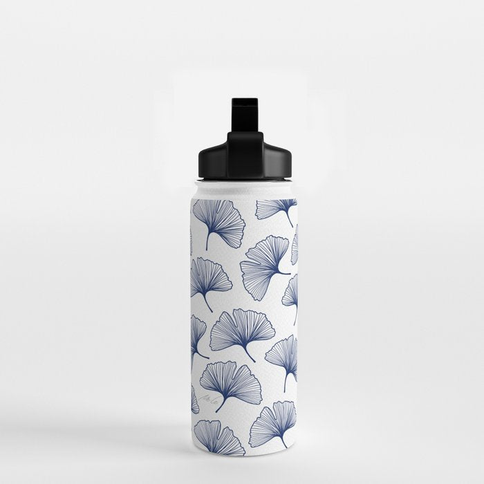 Ginkgo Leafs Pattern_42 Water Bottle Gallery Image 2