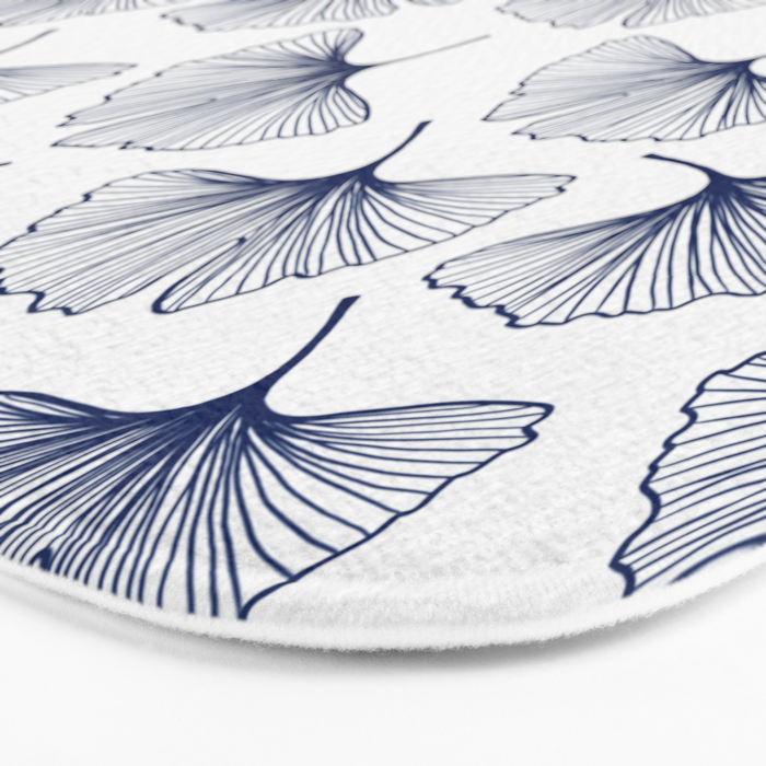 Ginkgo Leafs Pattern_42 Bath Mat Gallery Image 3