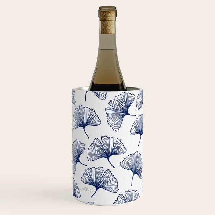 Ginkgo Leafs Pattern_42 Wine Chiller Gallery Image 3