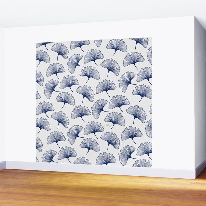 Ginkgo Leafs Pattern_42 Wall Mural Gallery Image 2