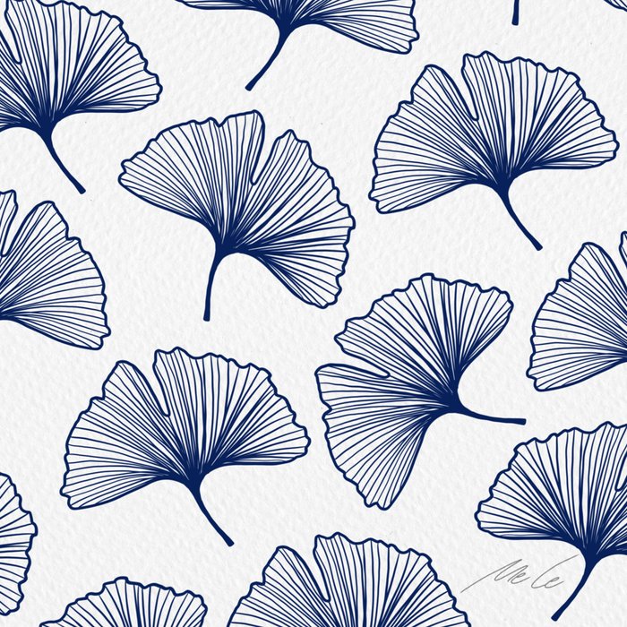 Ginkgo Leafs Pattern_42 Coffee Mug Gallery Image 2