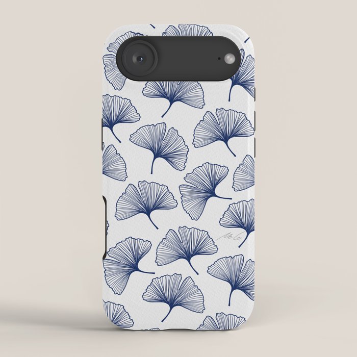 Ginkgo Leafs Pattern_42 iPhone Case Gallery Image 2