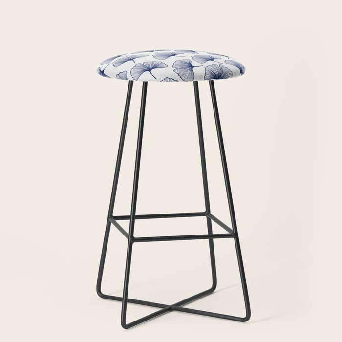 Ginkgo Leafs Pattern_42 Stool Gallery Image 1