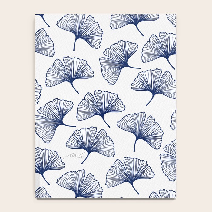 Ginkgo Leafs Pattern_42 Notebook Gallery Image 4