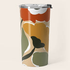 big blooming matisse flower  Travel Mug Gallery Image 2