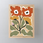 big blooming matisse flower  Mini Art Print Gallery Image 1