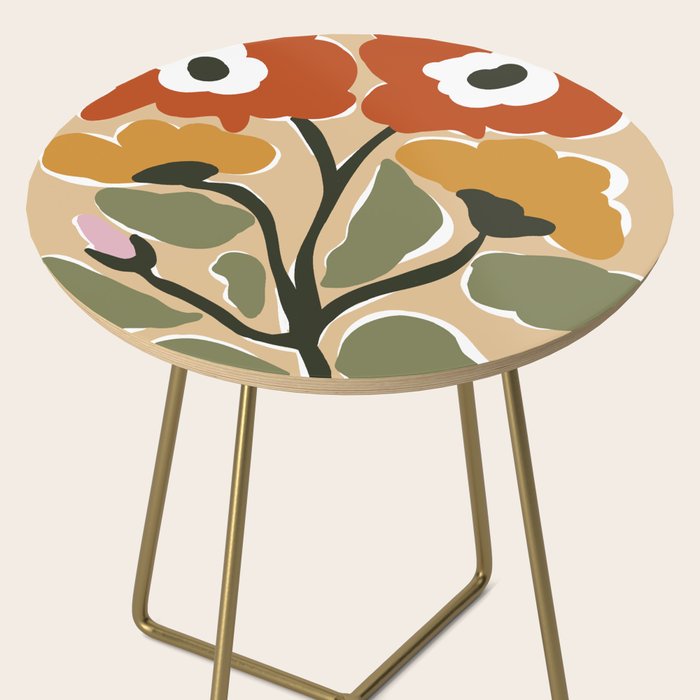 big blooming matisse flower  Side Table Gallery Image 2