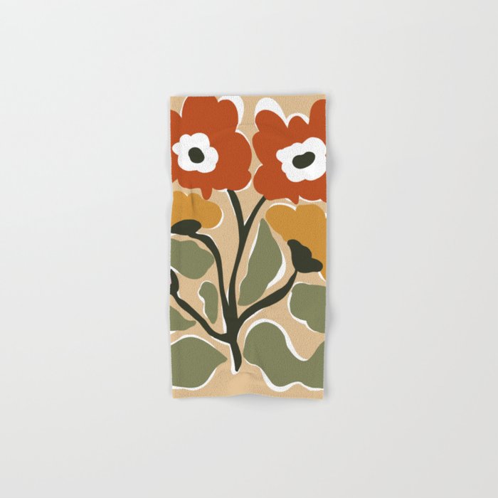 Big Blooming Matisse Flower  Bath Towel