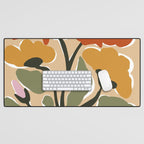 big blooming matisse flower  Desk Mat Gallery Image 1