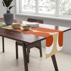 big blooming matisse flower  Table Runner Gallery Image 2