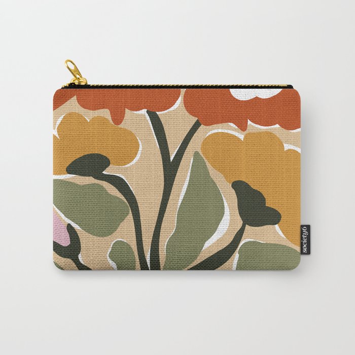 big blooming matisse flower  Carry All Pouch Gallery Image 1