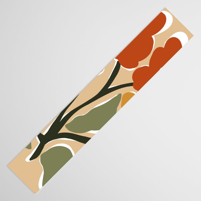 big blooming matisse flower  Table Runner Gallery Image 3