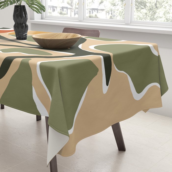 big blooming matisse flower  Tablecloth Gallery Image 3