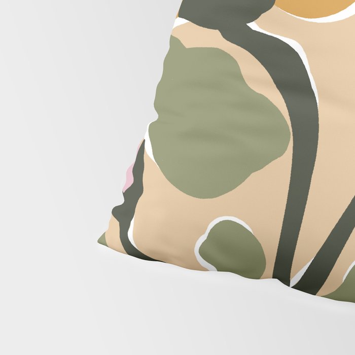 big blooming matisse flower  Pillow Sham Gallery Image 4