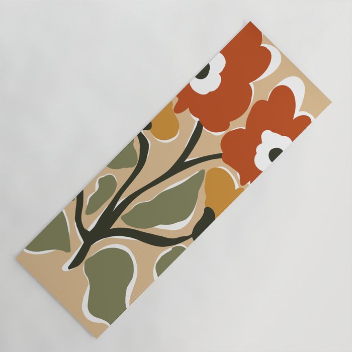 big blooming matisse flower  Yoga Mat Gallery Image 1