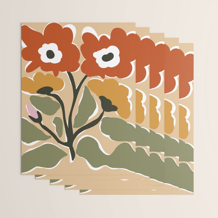 big blooming matisse flower  Wrapping Paper Gallery Image 3