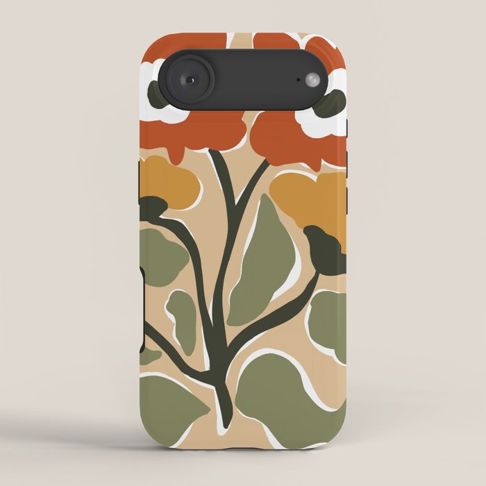 big blooming matisse flower  iPhone Case Gallery Image 2