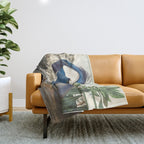 Louisiana Heron, Robert Havell after John James Audubon Throw Blanket Gallery Image 1