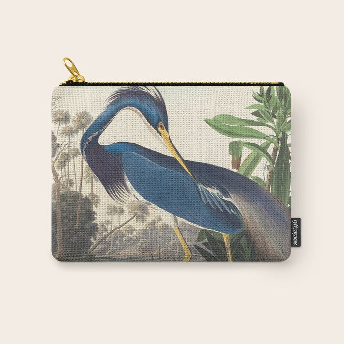Louisiana Heron, Robert Havell after John James Audubon Carry All Pouch Gallery Image 1