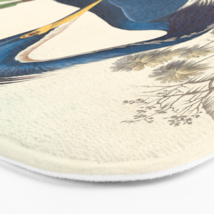 Louisiana Heron, Robert Havell after John James Audubon Bath Mat Gallery Image 3