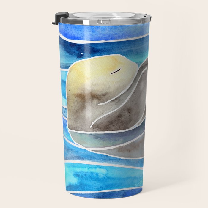 Sea Otter - Curled Travel Mug Gallery Image 3