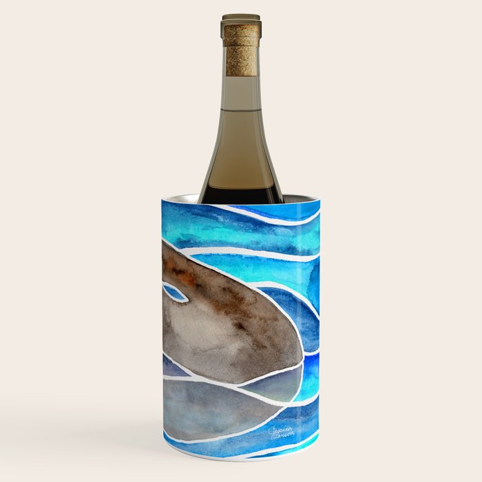 Sea Otter - Curled Wine Chiller Gallery Image 3