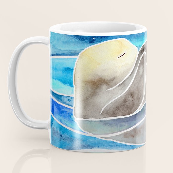 Sea Otter - Curled Coffee Mug Gallery Image 3