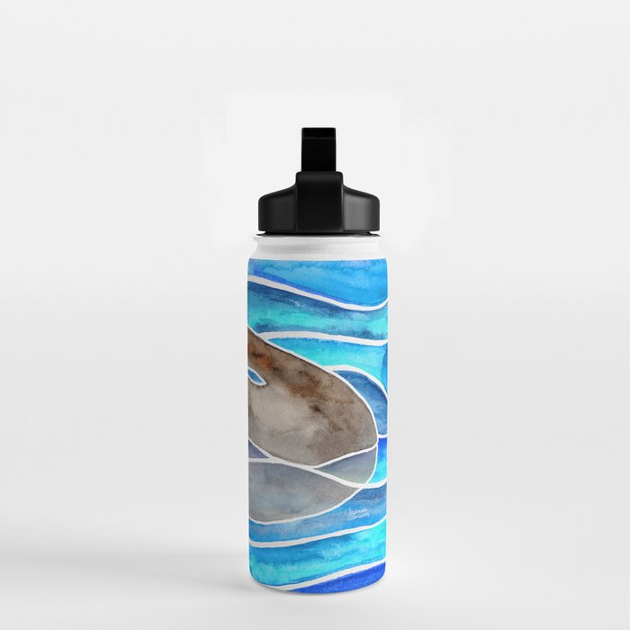 Sea Otter - Curled Water Bottle Gallery Image 2