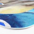 Sea Otter - Curled Bath Mat Gallery Image 3