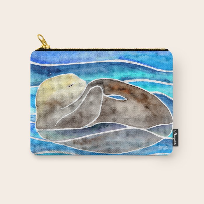 Sea Otter - Curled Carry All Pouch Gallery Image 1