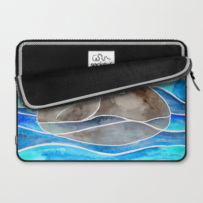 Sea Otter - Curled Laptop Sleeve Gallery Image 2