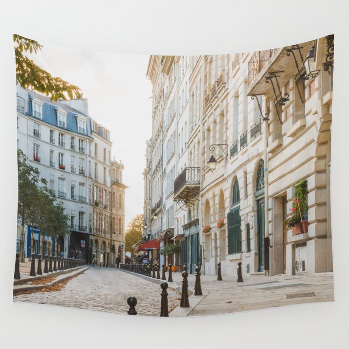 Paris at Dusk Wall Tapestry Gallery Image 4