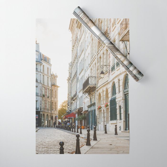 Paris at Dusk Wrapping Paper Gallery Image 1